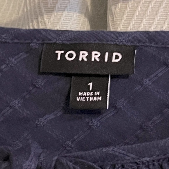 Navy Blue Women's Top - Picture 3 of 3